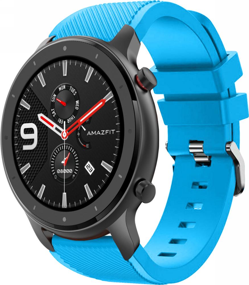 Ремешок Cross для Amazfit GTR 47 мм Light blue (16081) Ремешок Cross для Amazfit GTR 47 мм Light blue (16081)