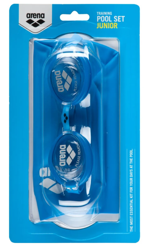 Комплект для плавания детский Arena Pool Jr Set очки/шапочка (92423-070) - фото 2