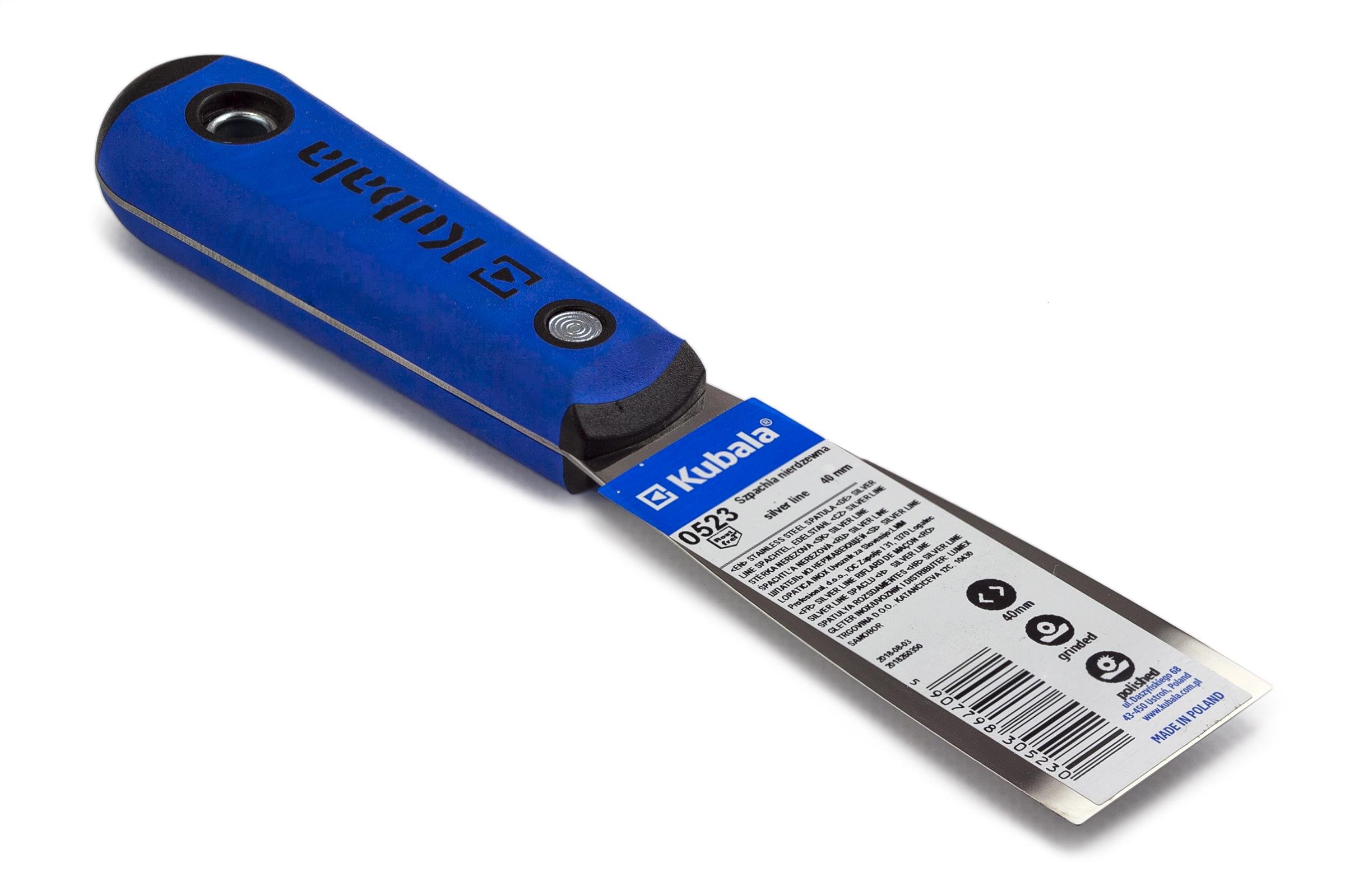 Шпатель Kubala Silver Line малярный нержавеющая сталь 40 мм (0523)