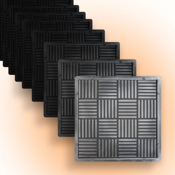 Форми для тротуарної плитки Верес-2007 Печиво 300х300 мм 25 шт. (1010325-3172) - фото 1 Форми для тротуарної плитки Верес-2007 Печиво 300х300 мм 25 шт. (1010325-3172) - фото 1