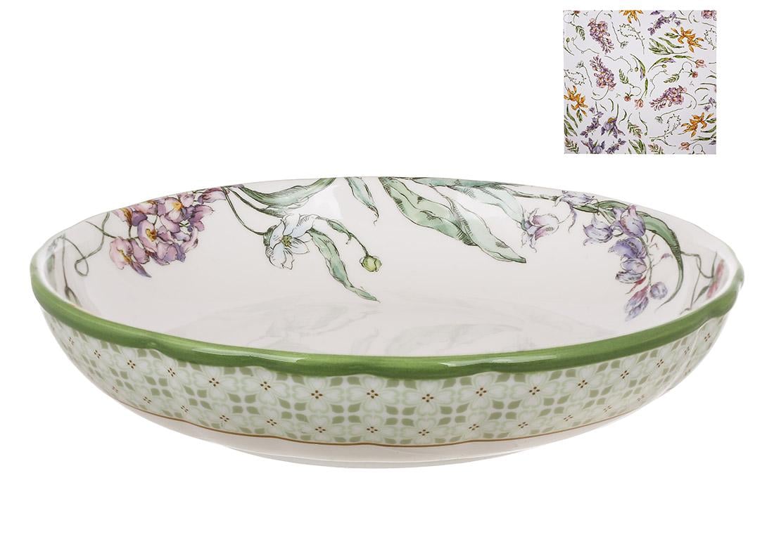 Салатник порцеляновый Wisteria Garden 900 мл (498-338) Салатник порцеляновый Wisteria Garden 900 мл (498-338)
