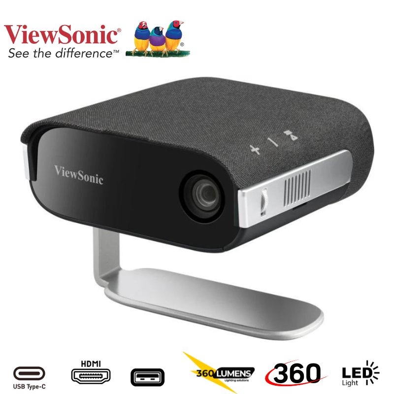 Проєктор ViewSonic M1S WVGA портативний 854x480 360 Lm 6W 12000 mAh (26202562) - фото 5 Проєктор ViewSonic M1S WVGA портативний 854x480 360 Lm 6W 12000 mAh (26202562) - фото 5