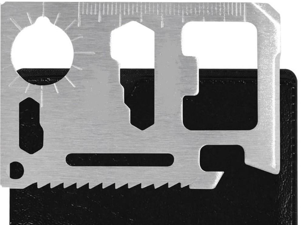 Мультитул універсальний з нержавіючої сталі у вигляді кредитної картки (2104618610) - фото 11 Мультитул універсальний з нержавіючої сталі у вигляді кредитної картки (2104618610) - фото 11