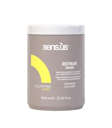 Маска для пошкодженого волосся відновлююча Sens.ùs Illumyna Repair Mask 1000 мл (71148)
