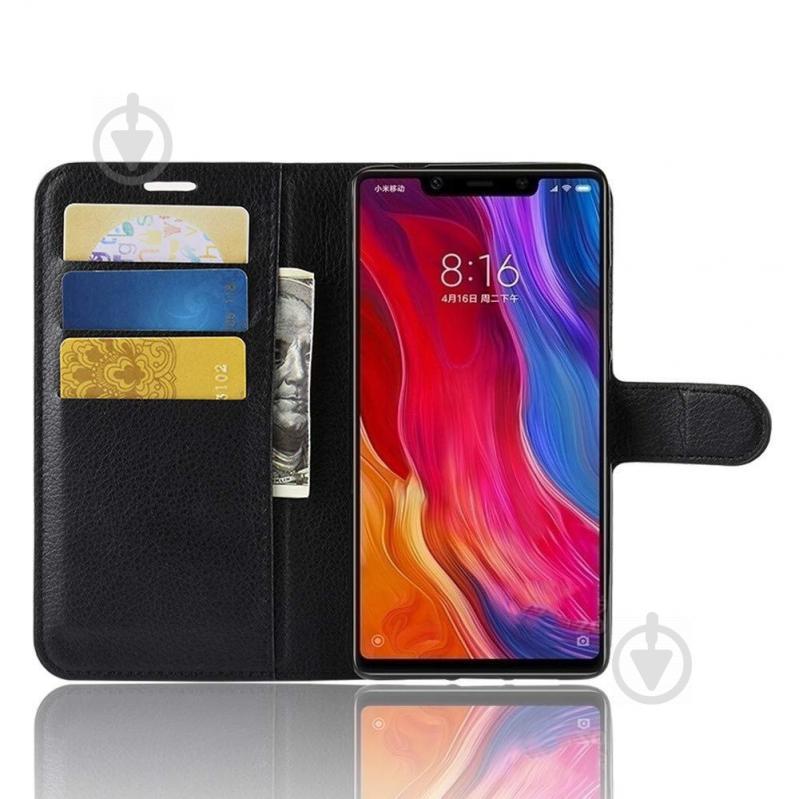 Чохол-книжка Litchie Wallet для Xiaomi Mi 8 SE Чорний (arbc3635) - фото 3