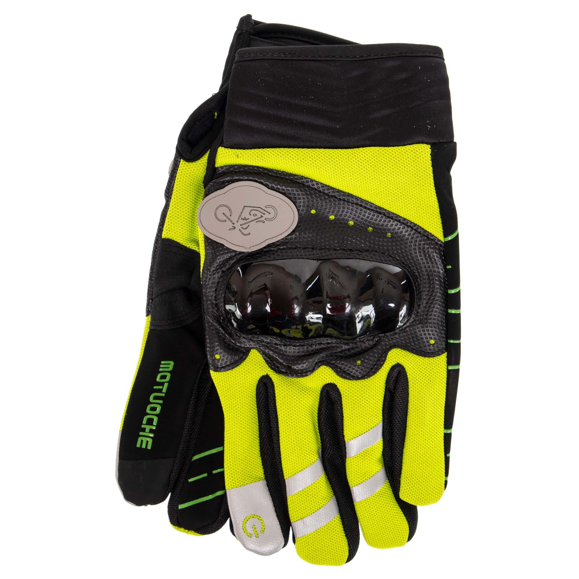 Моторукавицы SP-Sport M-9410 L Черно-салатовый