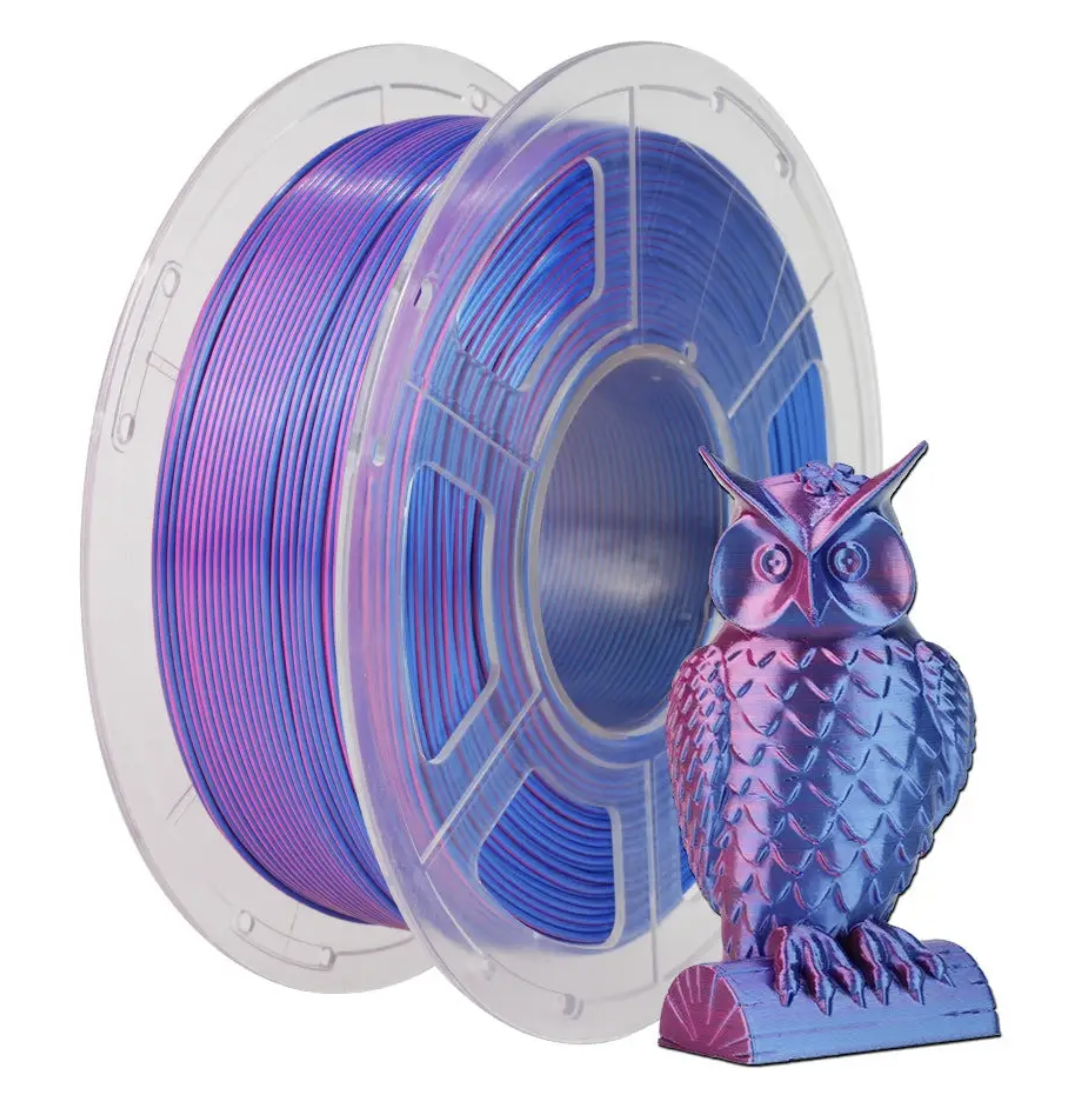 Пластик для 3D-принтера SUNLU PLA PLUS Dual Color Silk 1 кг Red/Blue (18139147A)