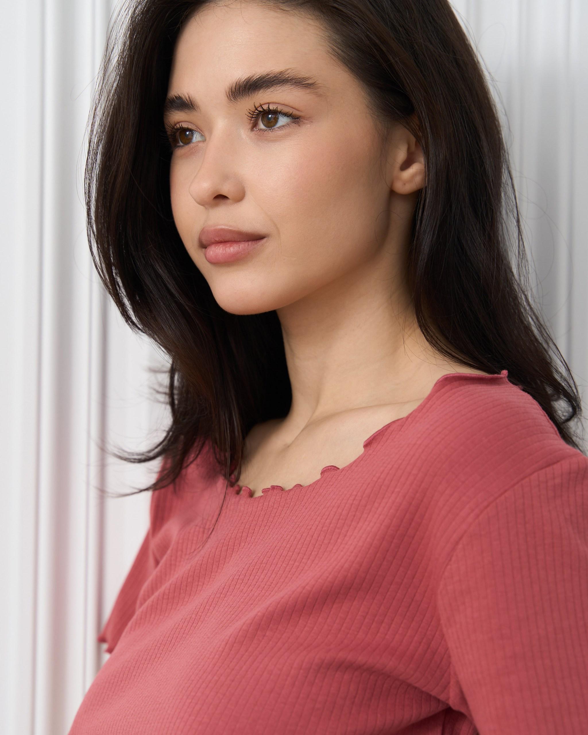 Пижама женская с капри в рубчик S (46000) - фото 4 Пижама женская с капри в рубчик S (46000) - фото 4