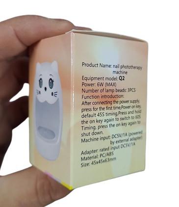Лампа для маникюра Q2 мини (1787310818) - фото 5 Лампа для маникюра Q2 мини (1787310818) - фото 5