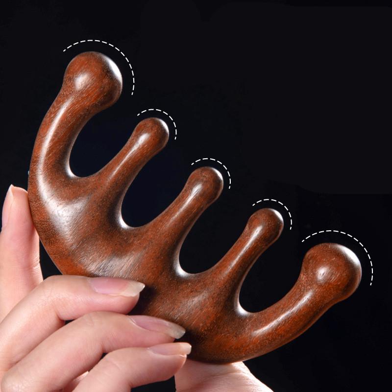 Расческа-массажер гуаша Lesko 5531 для лица головы/шеи и тела зубцов 5 шт. (25713866) - фото 2 Расческа-массажер гуаша Lesko 5531 для лица головы/шеи и тела зубцов 5 шт. (25713866) - фото 2