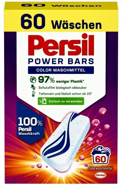 Таблетки для прання Persil Power Bars Color 60 шт.