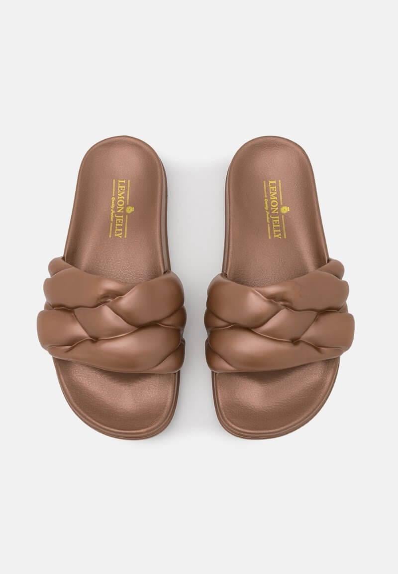 Шлепанцы женские Lemon Jelly р. 36 Коричневый (Cocon_bronzo)