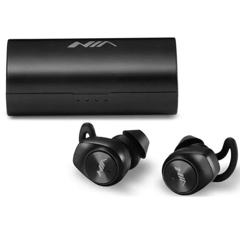 Наушники беспроводные NIA NB710 кейс-зарядка Bluetooth black (tf6811)