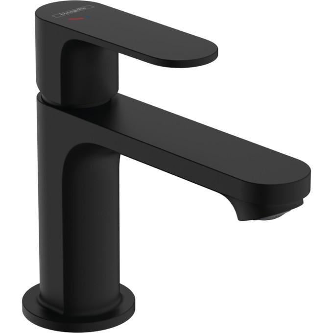 Змішувач для раковини Hansgrohe Rebris S Coolstart EcoSmart+ одноважільний Чорний матовий (37462199) Змішувач для раковини Hansgrohe Rebris S Coolstart EcoSmart+ одноважільний Чорний матовий (37462199)