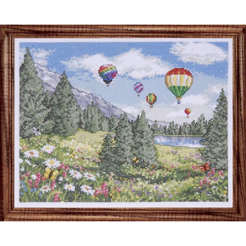 Набір для вишивки хрестиком Design Works 2700 Ballon Sky (2839)