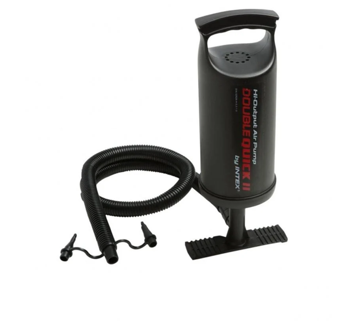 Насос ручний Intex 68614 36 см з трьома насадками (68614)