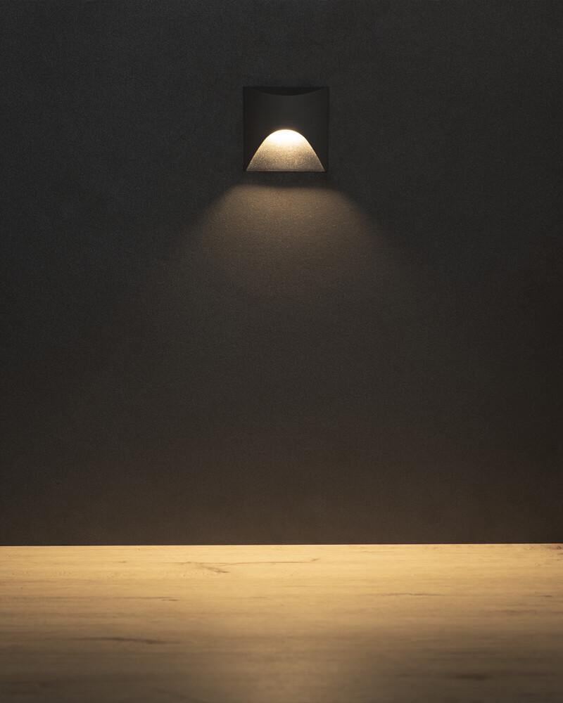 Светильник для подсветки лестницы/коридора Kanlux 39128 Exin LED 1x2,5W 3000K 50Lm IP65 Серый (29900980) - фото 2 Светильник для подсветки лестницы/коридора Kanlux 39128 Exin LED 1x2,5W 3000K 50Lm IP65 Серый (29900980) - фото 2