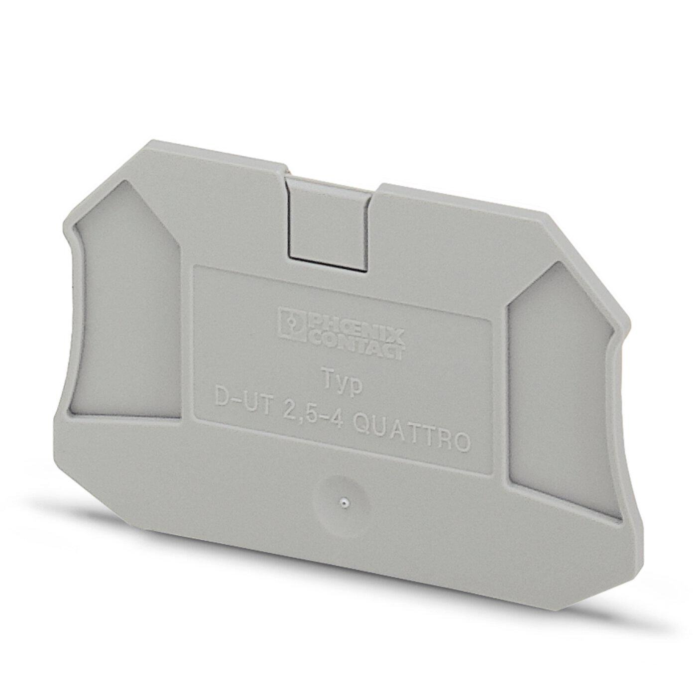 Кришка кінцева Phoenix Contact D-UT 2,5/4-QUATTRO 64,4х2,2х39,8 мм Сірий (3047170) Кришка кінцева Phoenix Contact D-UT 2,5/4-QUATTRO 64,4х2,2х39,8 мм Сірий (3047170)