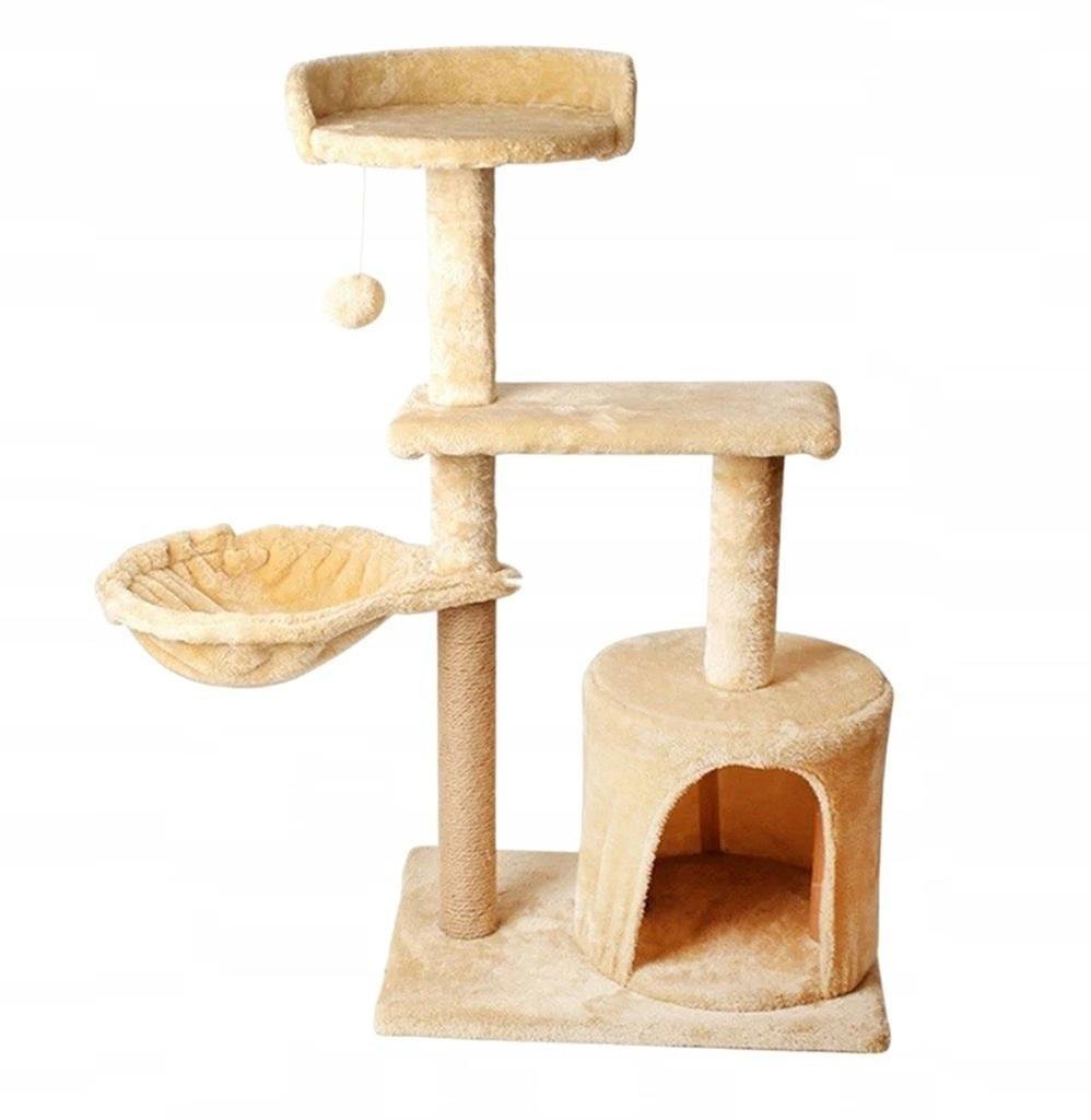 Домик кошачий Ecarla деревянный Бежевый Домик кошачий Ecarla деревянный Бежевый