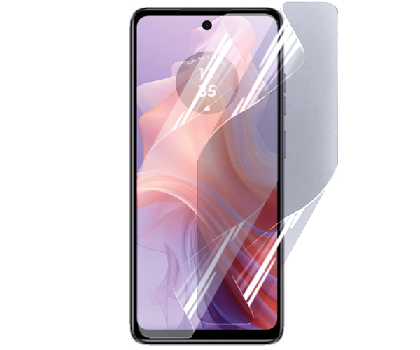 Противоударная гидрогелевая пленка Hydrogel Film для Motorola Moto E14, Transparent