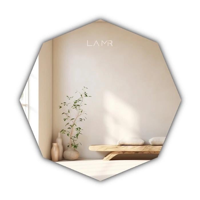 Зеркало фигурное без подсветки La Mir 50x50 см Nino (Nino-bp-50)