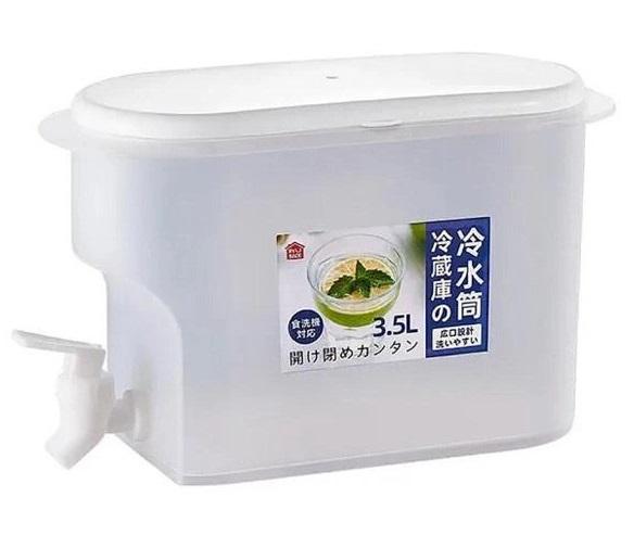 Контейнер харчовий Stenson R30687 із краном прямокутний 26х11х18 см 3,5 л (592734)