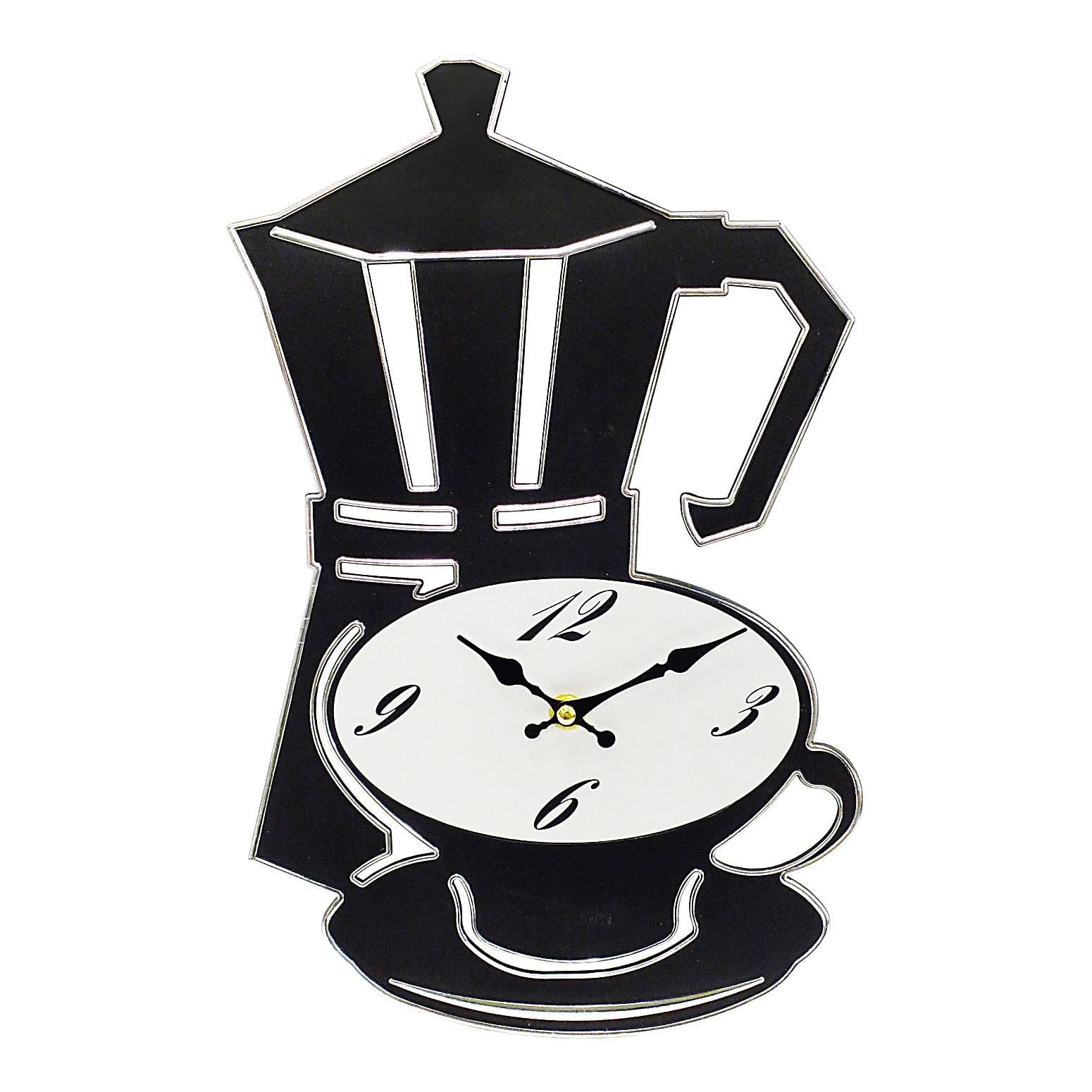 Часы Кофеварка Seta Decor 15-349BLK