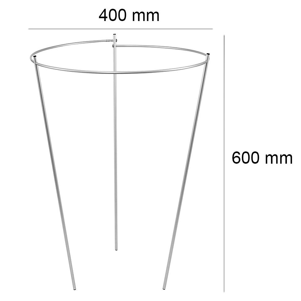 Опора для растений кольцевая 600х400х400 мм (КО-D13/D8-600*400) - фото 2