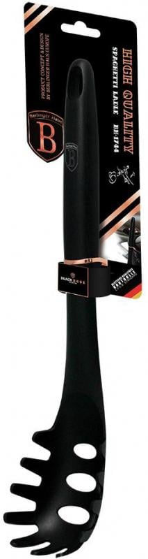 Ложка для спагеті Berlinger Haus Black Rose 33 см нейлон Чорний (BH-1744)