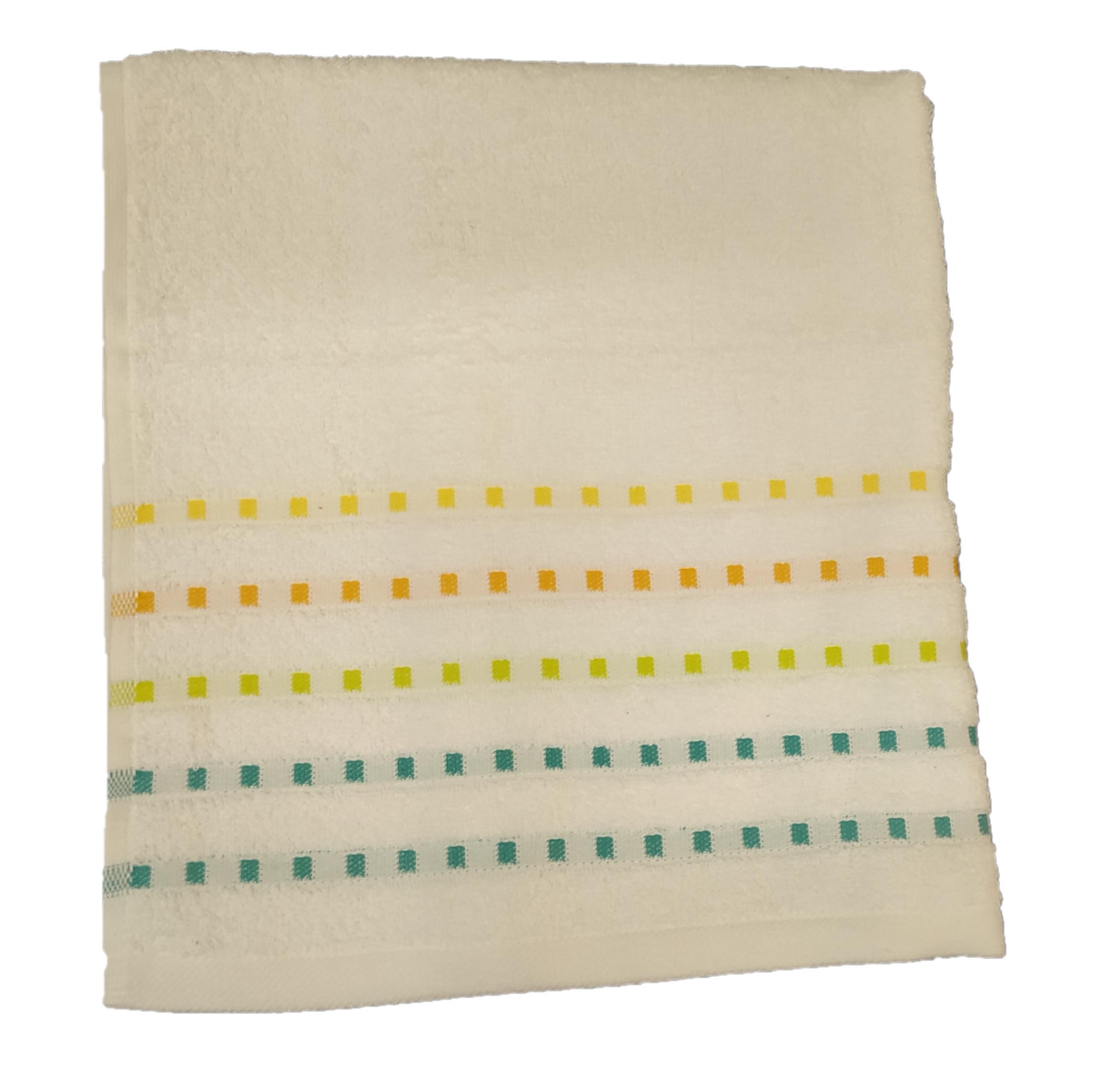 Рушник махровий Zastelli Мозаїка 50x90 см Білий (11019-000308) - фото 1