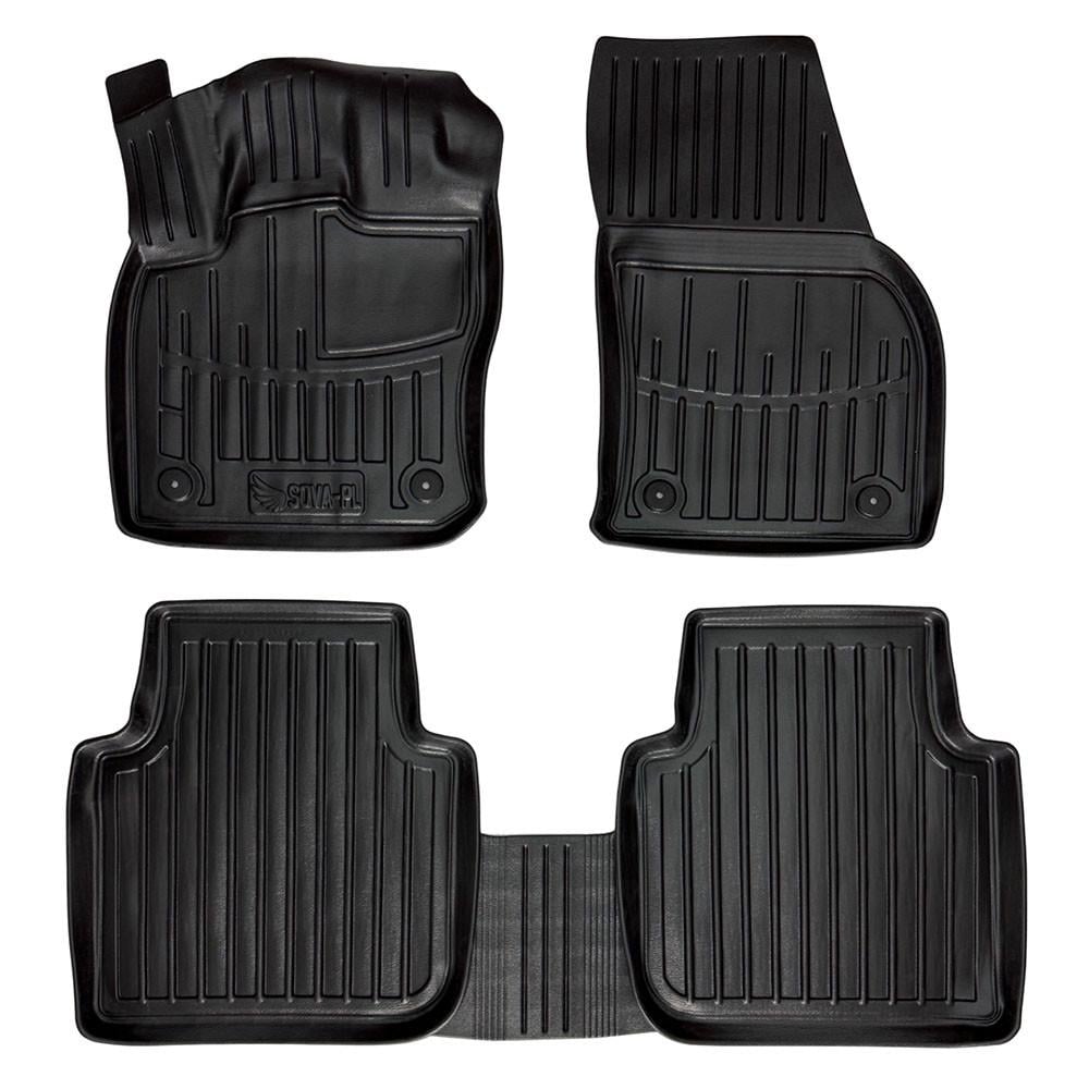 Коврики в салон SOVA-PL для Volkswagen Tiguan II Allspace с 2016 резиновые 5 шт. Черный (28800537)