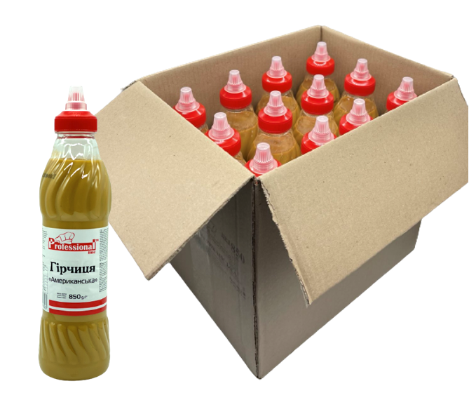 Горчица ТМ Олис "Американська" Gusto Professional ПЭТ 850 г - фото 2 Горчица ТМ Олис "Американська" Gusto Professional ПЭТ 850 г - фото 2