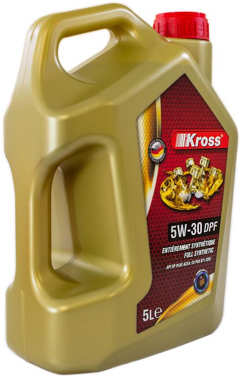 Масло Kross Full Synthetic DPF/API SP Plus 5w30 5 л (000040226) - фото 3