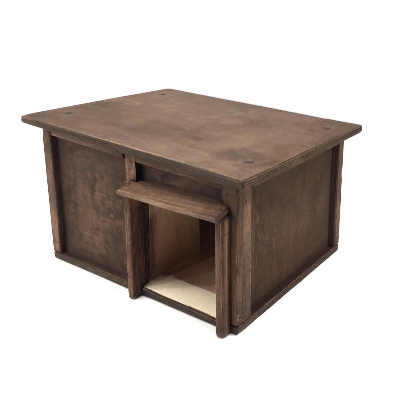 Домик для ежиков из дерева Свипи Капучино (ДДЕ-002009)