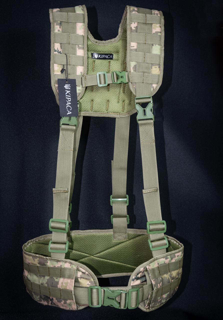 Ременно-плечова система КІРАСА РПС-1 105 кордура Піксель - фото 10 Ременно-плечова система КІРАСА РПС-1 105 кордура Піксель - фото 10