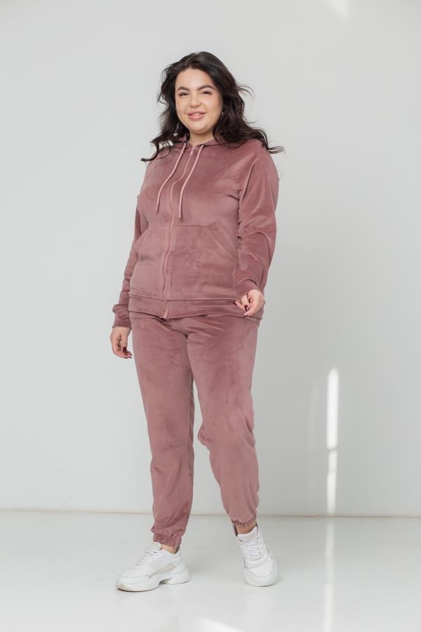 Спортивный костюм женский AKSAN двойка 2XL Темно-розовый (23.1860_dark-pink_50(2XL))