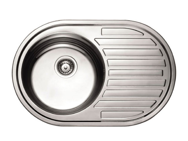 Мойка кухонная Aqua-World GENOVA 770х500 мм нержавейка декор 0,8 мм врезная без отверстия - фото 2 Мойка кухонная Aqua-World GENOVA 770х500 мм нержавейка декор 0,8 мм врезная без отверстия - фото 2