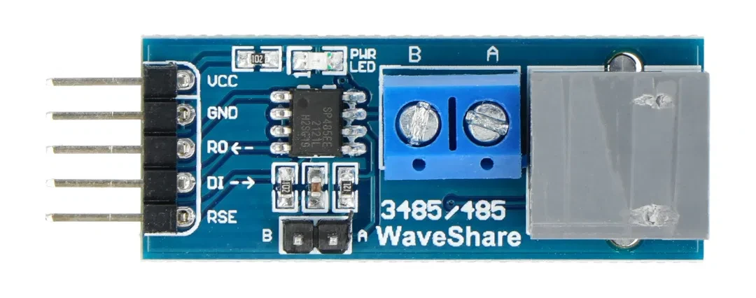 Конвертер UART-RS485 33 В SP3485 с разъемами ARK/RJ11 скорость до 10 Мб/с 42x165 мм - фото 3