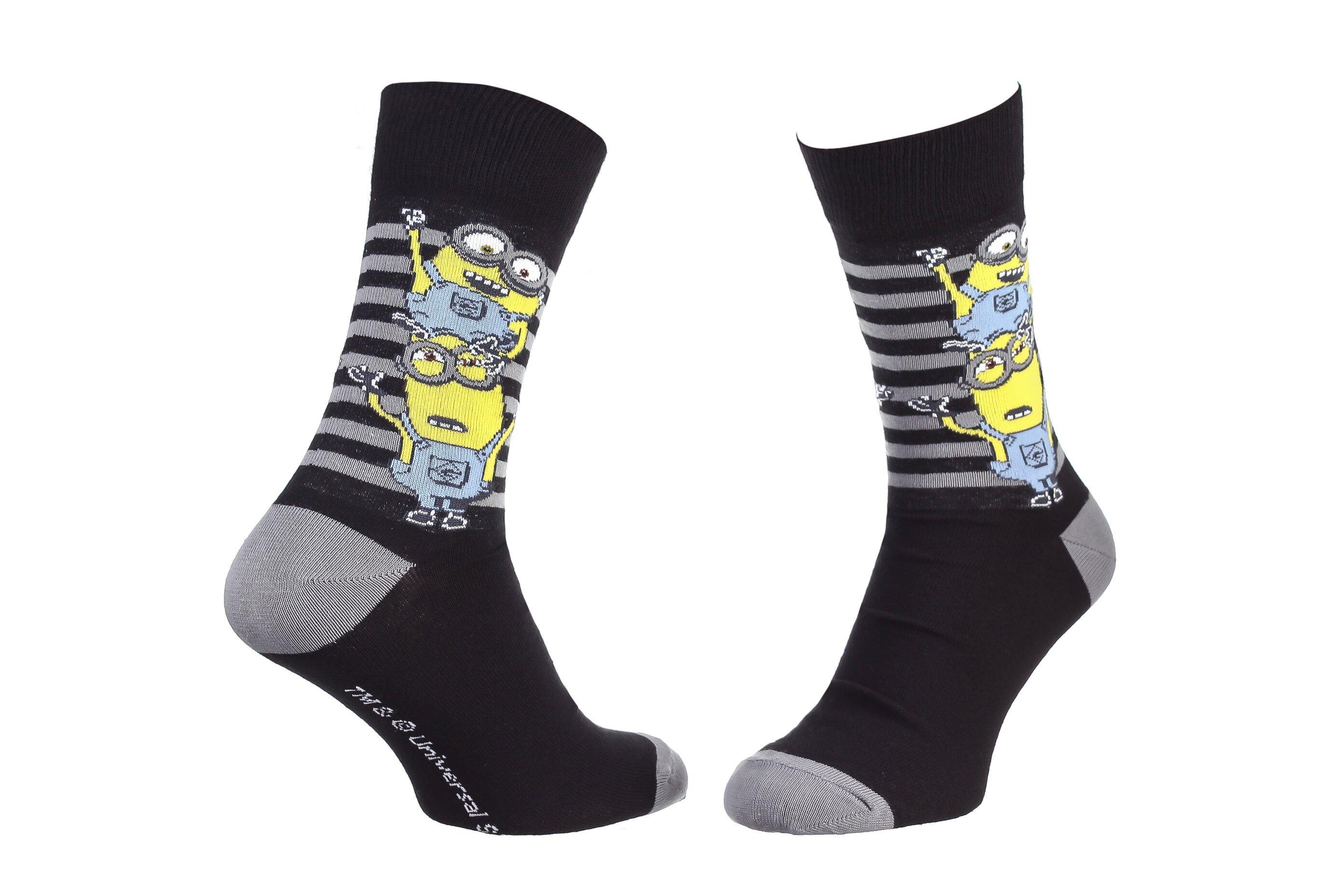 Шкарпетки Minions Minion Group 1 пара р. 39-42 Black (93154967-3)