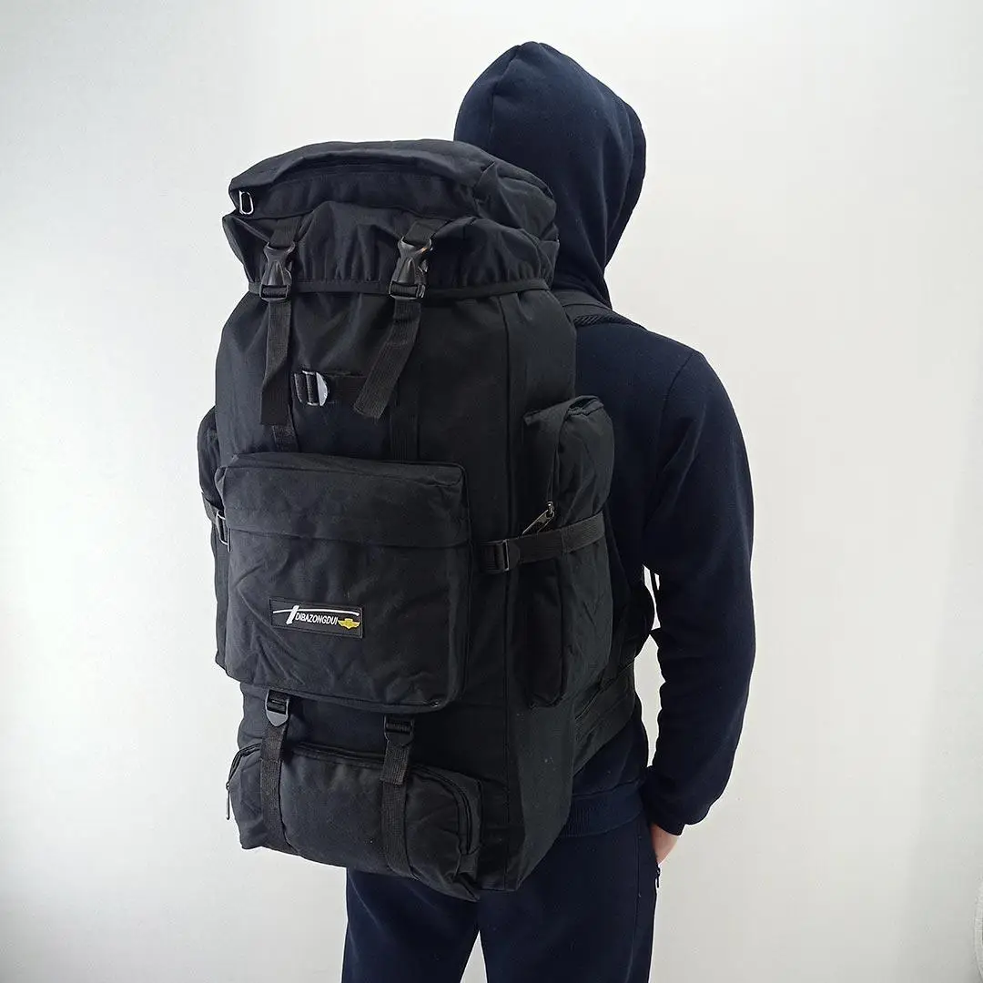 Рюкзак армійський Tactical із системою MOLLE 70 л Чорний (ta70 new black) - фото 6 Рюкзак армійський Tactical із системою MOLLE 70 л Чорний (ta70 new black) - фото 6