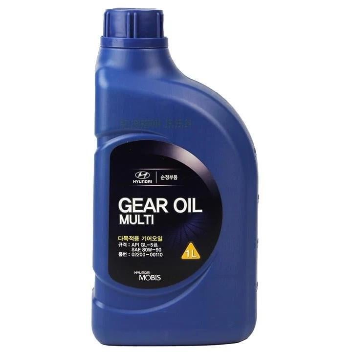 Трансмиссионное масло MOBIS Hyundai/Kia Gear Oil Multi 80W-90 GL-5 1 л (0220000110)