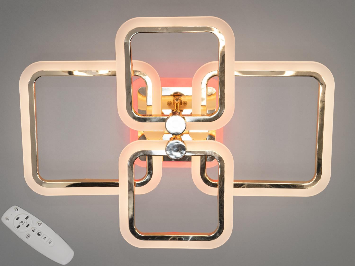 Люстра LED потолочная Diasha 70W A8208/4G 3col dim Золотистый Люстра LED потолочная Diasha 70W A8208/4G 3col dim Золотистый