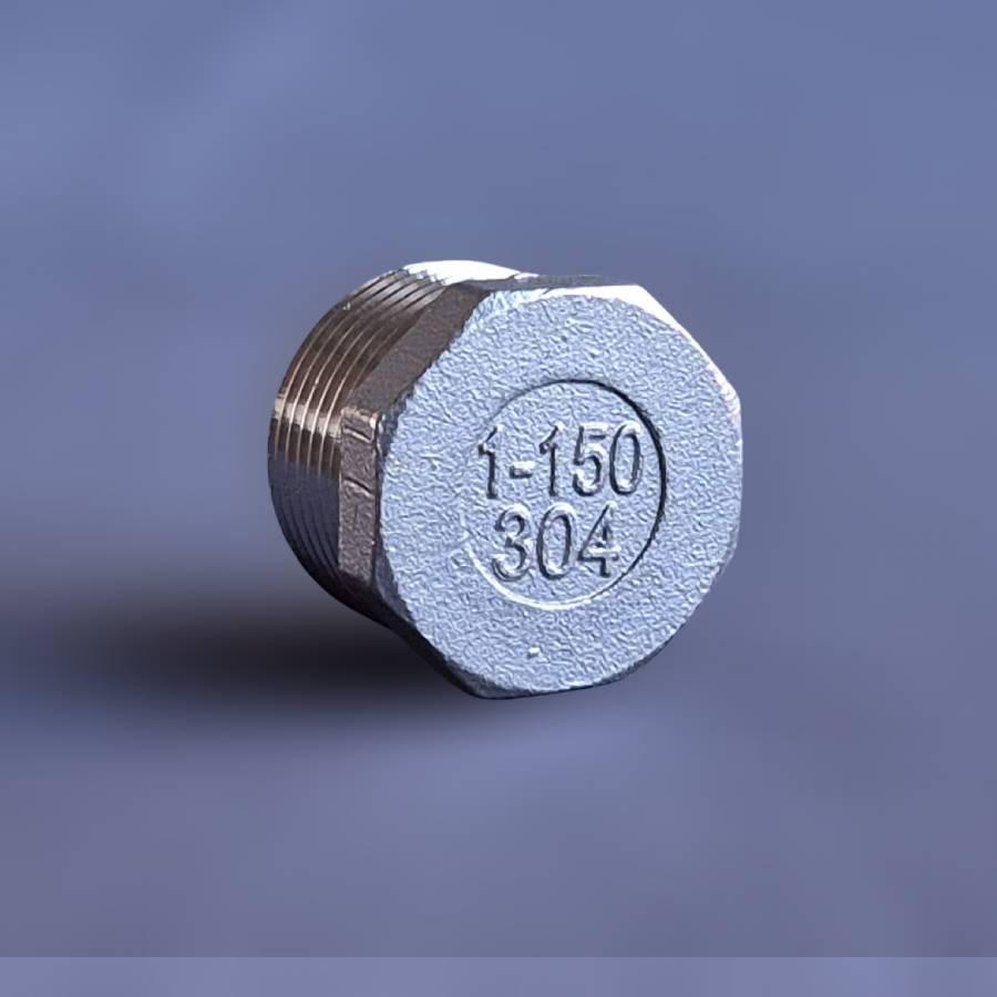 Заглушка різьбова восьмигранна DN25 BSPP н/ж сталь AISI304 Class-150 зовнішня різьба 1" (29203376) - фото 3 Заглушка різьбова восьмигранна DN25 BSPP н/ж сталь AISI304 Class-150 зовнішня різьба 1" (29203376) - фото 3