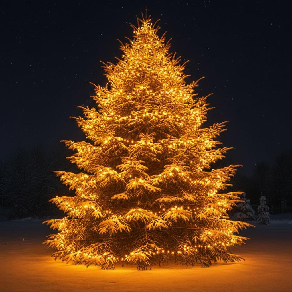 Гірлянда-нитка вулична із сонячною батареєю та пультом 50 м 500LED Чорний/Жовтий (SB500L50MBY) - фото 4