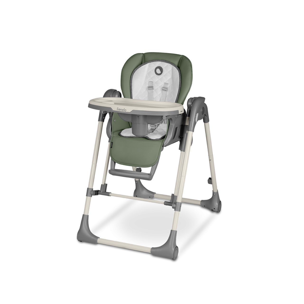 Стул для кормления с функцией качели Lionelo LAURICE Green/Olive
