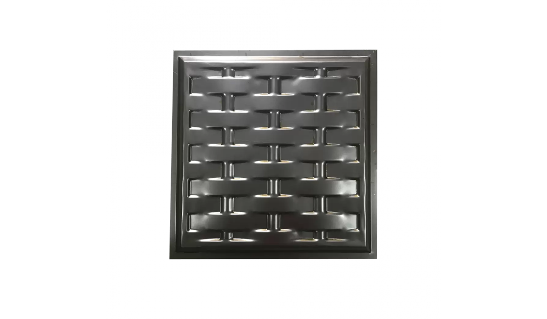 Филенка металлическая Ротанг 500х500 мм (1715312053)