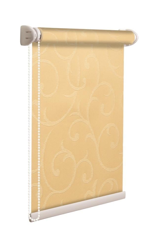 Рулонная штора NewTex Акант LUX 43х165 см Бежевый (1839)