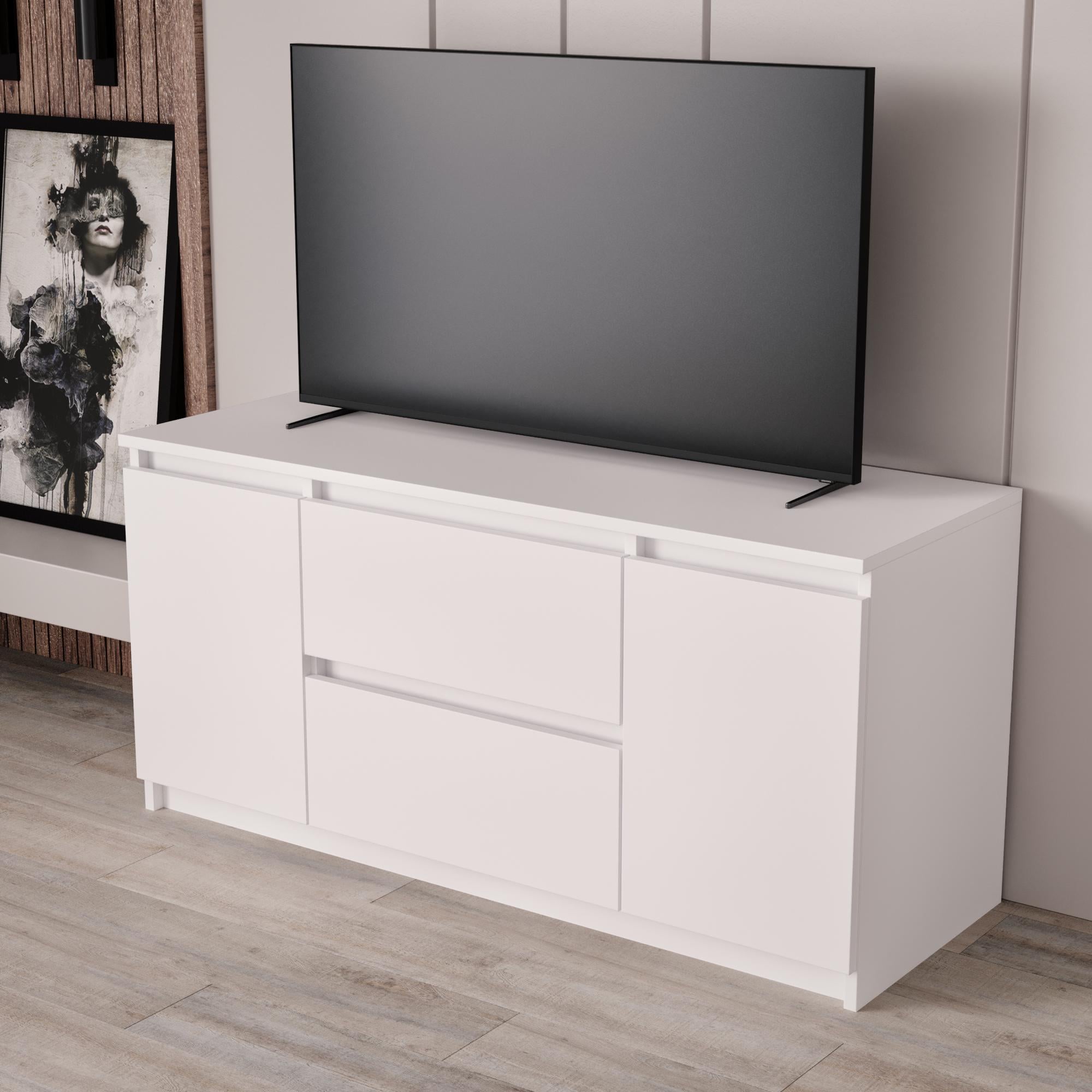 Комод Furnigrade КМ-12 1100х530х400 см Белый (22662507)