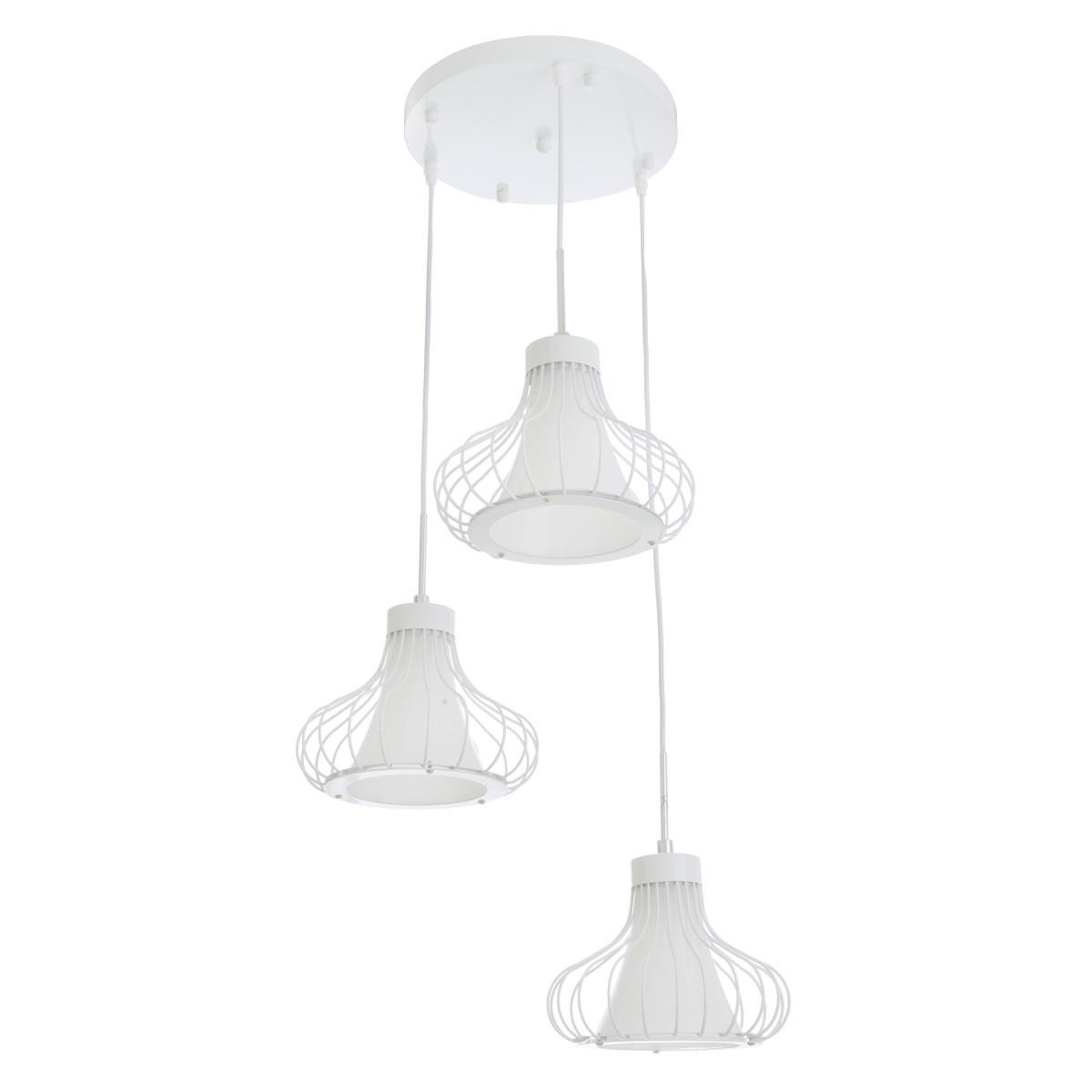 Люстра потолочная лофт подвесная Brille BL-927S/3 E27 BK/G на 3 плафона