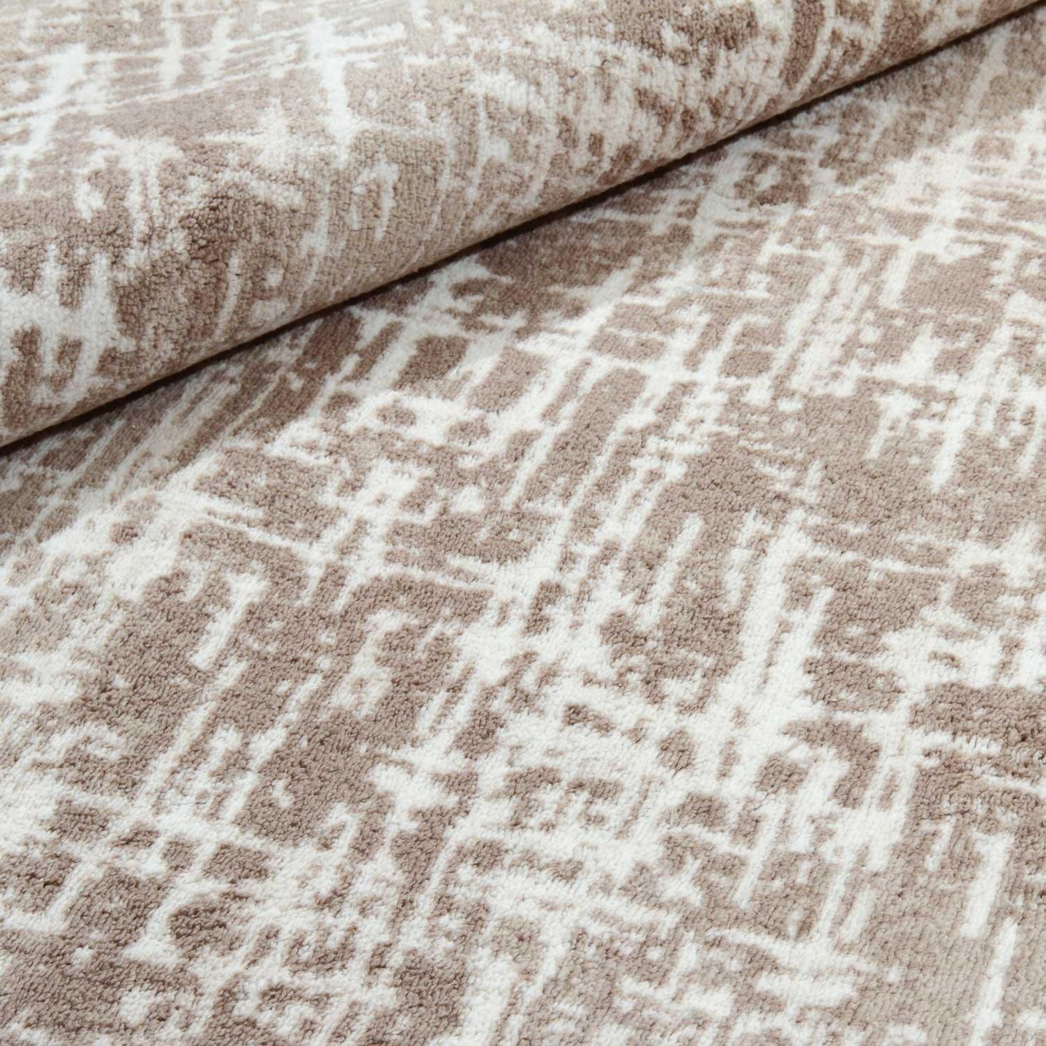 Ковер с низким ворсом на резиновой основе DAKARIA EPIC RUN 22093290420-p02 1,2x1,7 м Бежевый (00-00021049) - фото 2